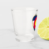 Colorado State Flag Herzstück Schnapsglas (Links)