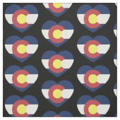 Colorado State Flag Liebe Herzstück Stoff (Muster)