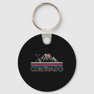 Colorado State Flag T-Shirt Rocky Mountains S Schlüsselanhänger