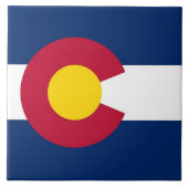 Colorado State Flag Tile Fliese (Vorderseite)