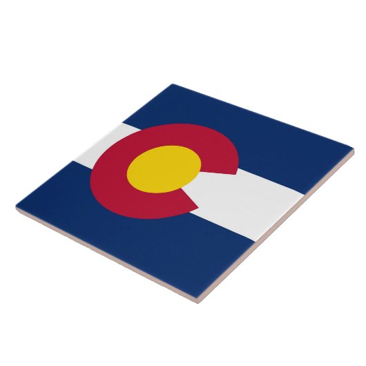 Colorado State Flag Tile Fliese (Seite)