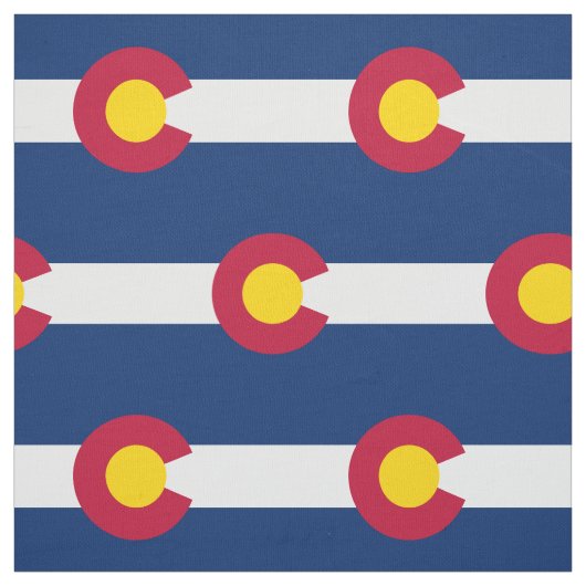 Colorado State Flag Wiederholungsmuster Stoff (Muster)