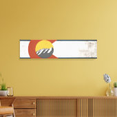 Colorado State Flag Wrapped Canvas Leinwanddruck (Insitu (Wohnzimmer))