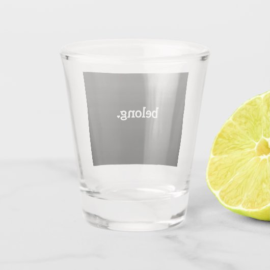 Colorado State Map Belong Schnapsglas (Rückseite)