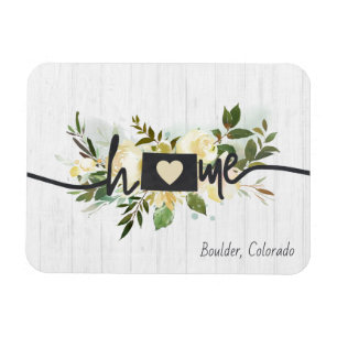 Colorado State Personalisiert Ihre Heimatstadt Rus Magnet