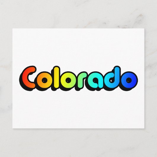 Colorado Stolz. Postkarte (Vorderseite)