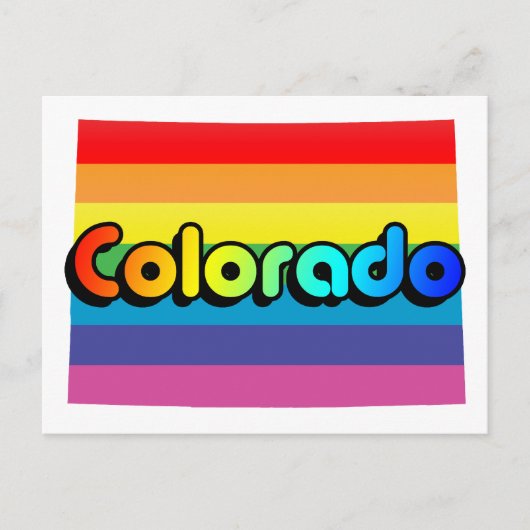 Colorado Stolz. Postkarte (Vorderseite)