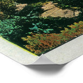 Colorado Street Bridge über das Arroyo Seco Poster (Ecke)