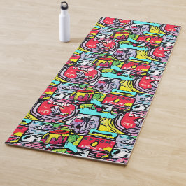 Colorado Street Pop Art Yogamatte