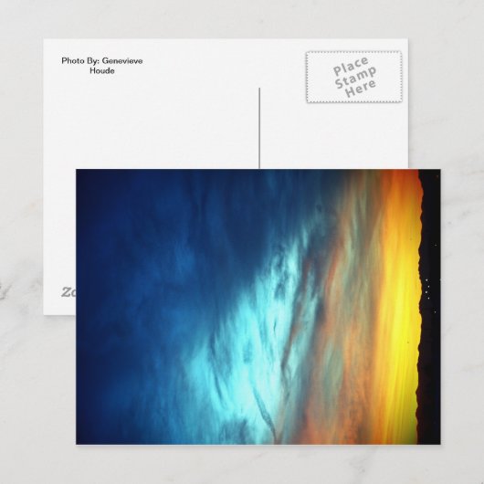 Colorado Sunset Postkarte (Vorne/Hinten)