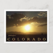 Colorado Sunset Postkarte (Vorderseite)