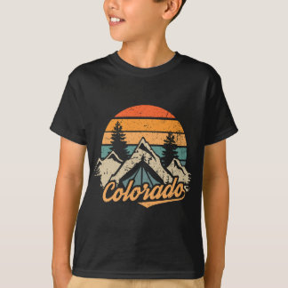 Colorado T-Shirt - Retro Vintage Berge Landschaft
