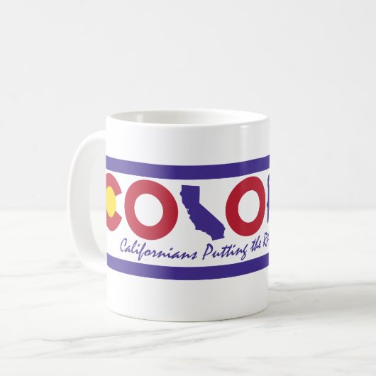 Colorado-Tasse Kaffeetasse (Vorderseite Links)