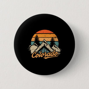 Colorado Tee - Retro Vintage Berge Natur Wandern Button