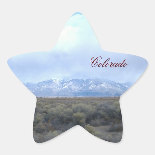 Colorado Template Star Sticker (Vorderseite)