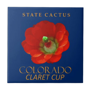 Colorado-Territorium-Kaktus Der Kelchbecherkaktus Fliese
