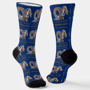 Colorado-Territorium-Säugetier Das Dickhornschaf Socken