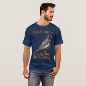 Colorado-Territoriums-Vogel Die Lerchentrappe T-Shirt (Vorne ganz)