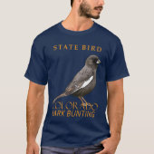 Colorado-Territoriums-Vogel Die Lerchentrappe T-Shirt (Vorderseite)