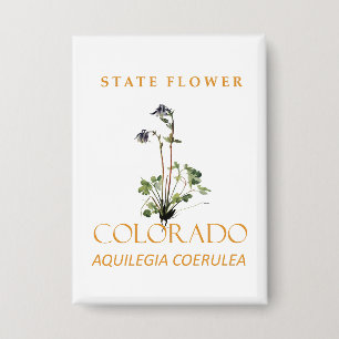 Colorado-Territoriumsblume Blaue Aquilegia coerule Button