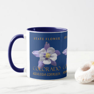 Colorado-Territoriumsblume Blaue Aquilegia coerule Tasse