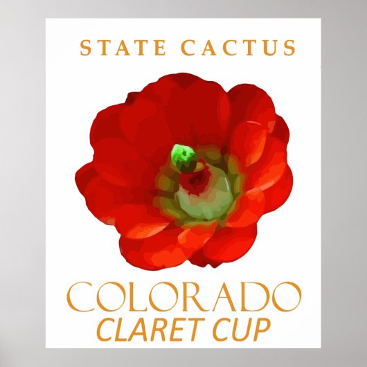 Colorado Territory Cactus The Claret Cup Cactus Poster (Vorne)