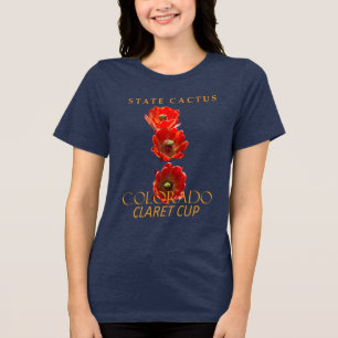 Colorado Territory Cactus The Claret Cup Tri-Blend Shirt