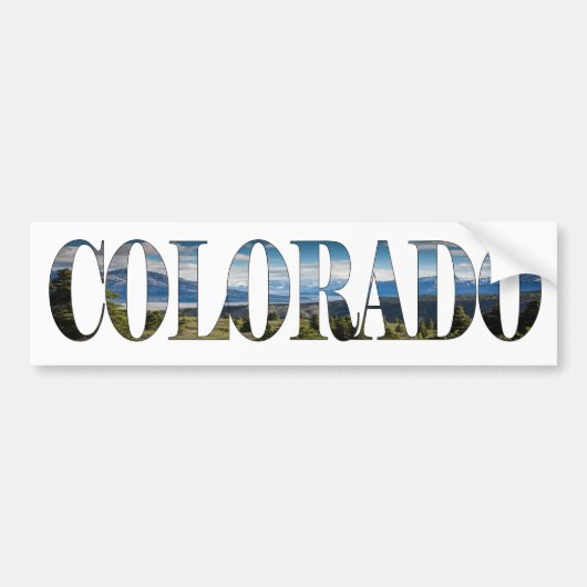 Colorado Text I Autoaufkleber (Vorne)