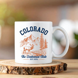 Colorado The Centennial State | Deer & Mountain Kaffeetasse