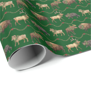 Colorado-Tiere Feiertags-Wrap-Papier Geschenkpapier