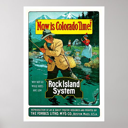 Colorado Time Rock Island Poster (Vorne)