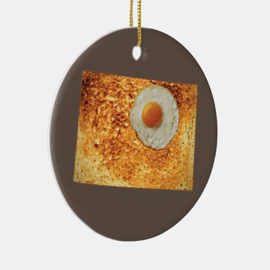 Colorado Toast & Egg Keramik Ornament (Rechts)