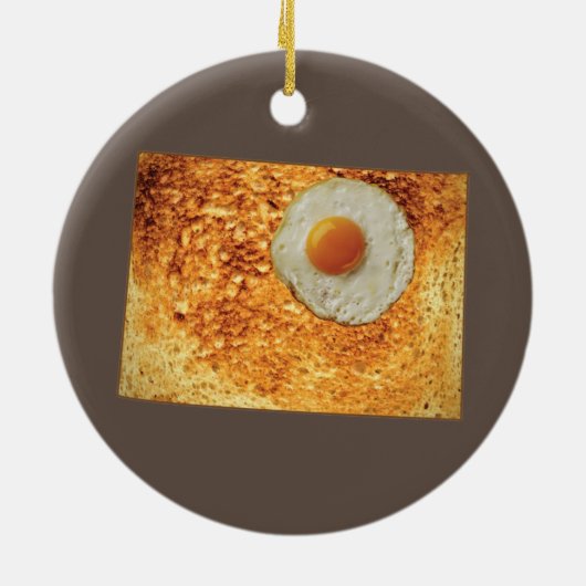 Colorado Toast & Egg Keramik Ornament (Hinten)