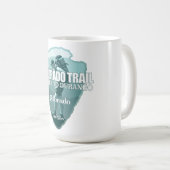 Colorado Trail (arrowhead T) Kaffeetasse (VorderseiteRechts)