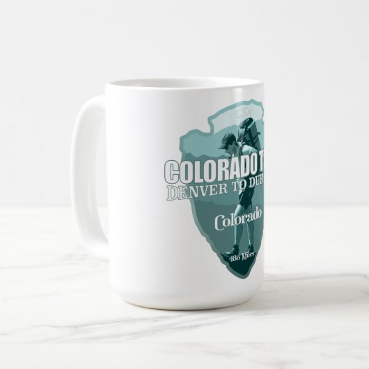 Colorado Trail (arrowhead T) Kaffeetasse (Vorderseite Links)