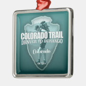 Colorado Trail (arrowhead T) Ornament Aus Metall (Links)