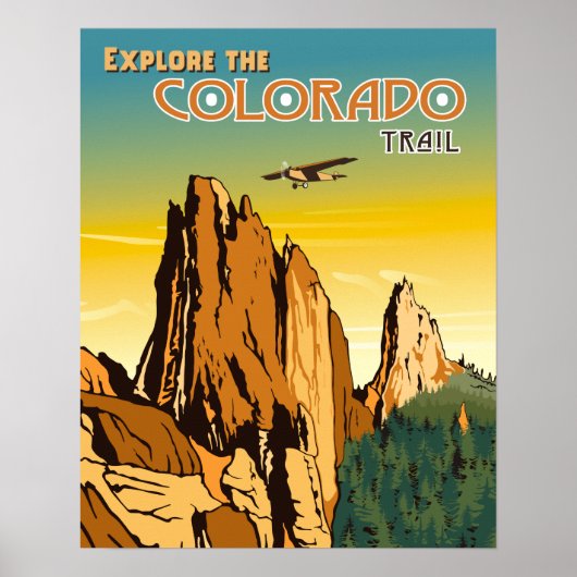 Colorado Trail Poster (Vorne)
