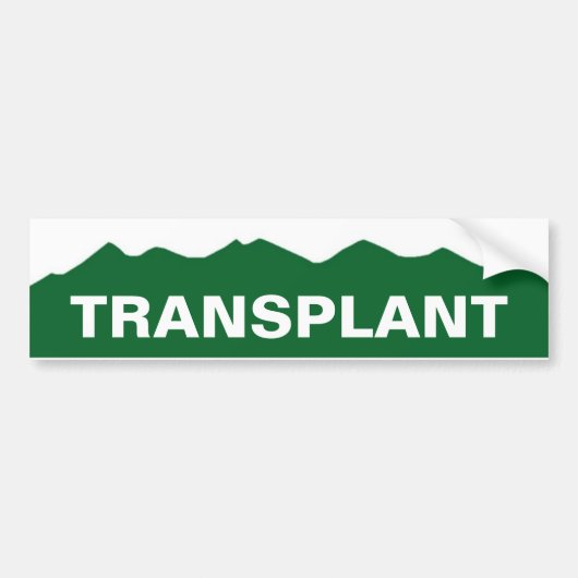 COLORADO-TRANSPLANTATION AUTOAUFKLEBER (Vorne)