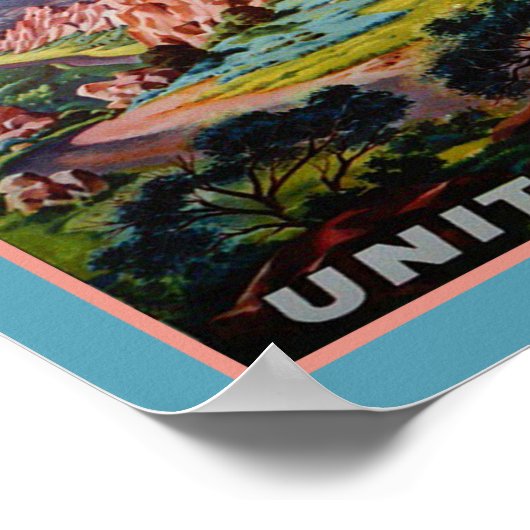 Colorado Travel Ad Poster (Ecke)