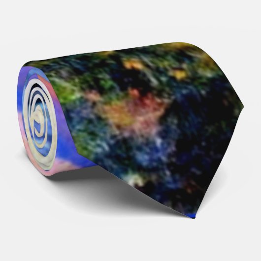 Colorado Twilight, farbenfrohe Kunstmalerei Krawatte (Gerollt)