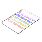 Colorado Typografie Notizblock (Linke Seite)