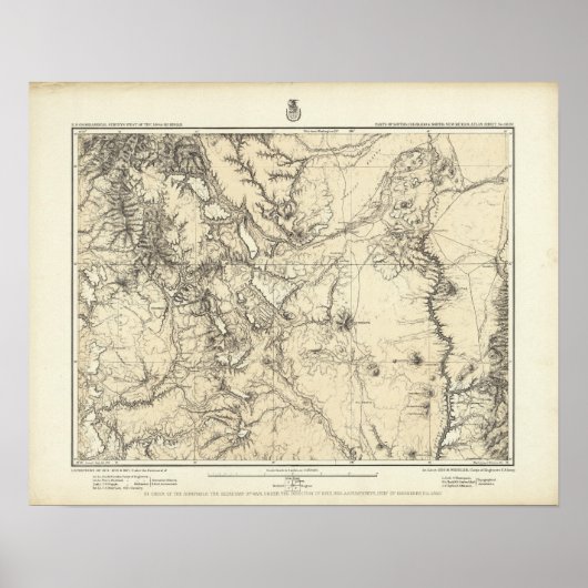 Colorado und New Mexico Poster (Vorne)