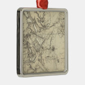 Colorado und New Mexiko Silbernes Ornament (Rechts)