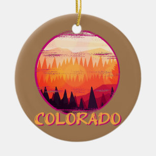 Colorado United Staaten Keramik Ornament