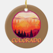 Colorado United Staaten Keramik Ornament (Hinten)
