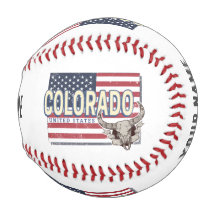 Colorado United Staaten Retro Staat Map Vintag USA
