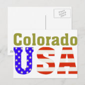 Colorado USA Aashen alpha Postkarte (Vorne/Hinten)