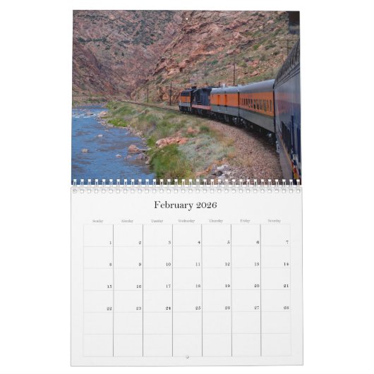 Colorado USA Calendar Kalender (Feb 2026)