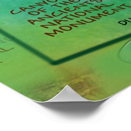 Colorado USA Poster (Ecke)