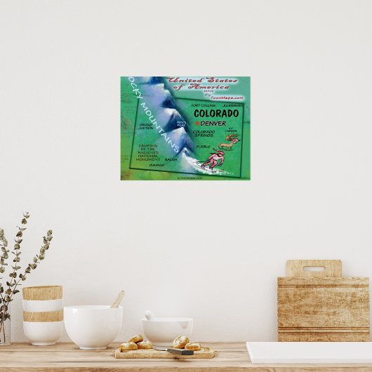 Colorado USA Poster (Küche)